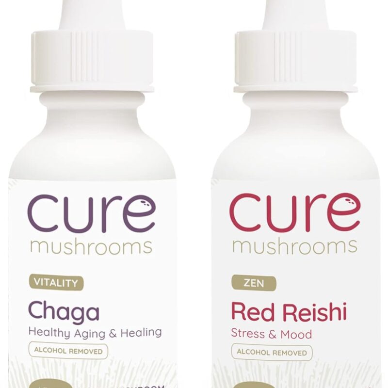 The Beauty Pack - Tinctures - Chaga & Red Reishi Organic Supplement Drops