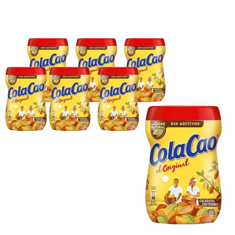 Original Cola Cao Chocolate Drink Mix 6 Pack