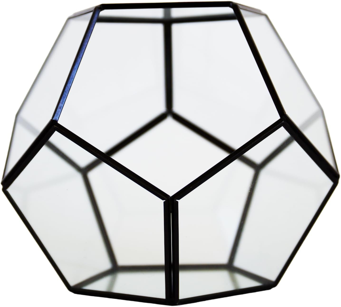 61yGFoZWBEL._AC_SL1500_.jpg Cute Farms Glass Terrarium Kit | Just Add Your Own Plants (Geometric Glass) - Image 3