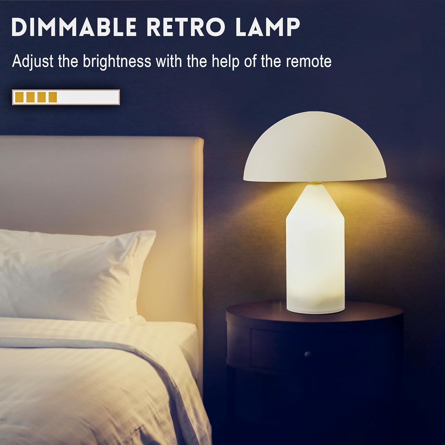 713-Hk7441L._AC_SL1500_.jpg Decorative Mushroom Lamps, Ceramic Lamp for Desk, Unique Small Lamps for Bedrooms and Side Tables, Desk Lamps for Night Stands, Portable Table Lamps for Living Room - Image 4