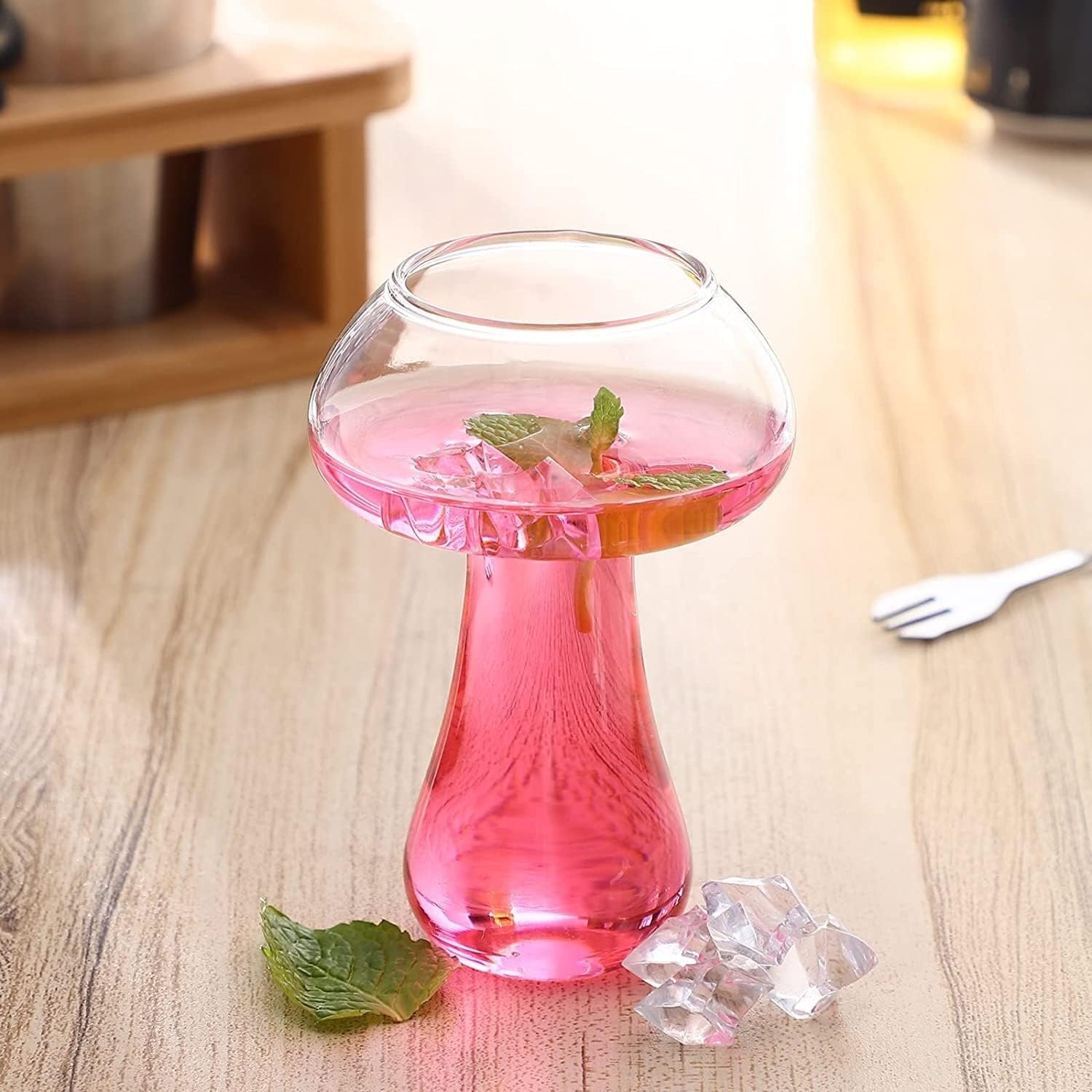 716BrIHVMML._AC_SL1500_.jpg 2pcs Mushroom Cocktail Glass Creative Martini Glasses Novelty Drink Cup Wine Goblets Champagne Cups for Home Bar Party/4 Mugs - Image 9