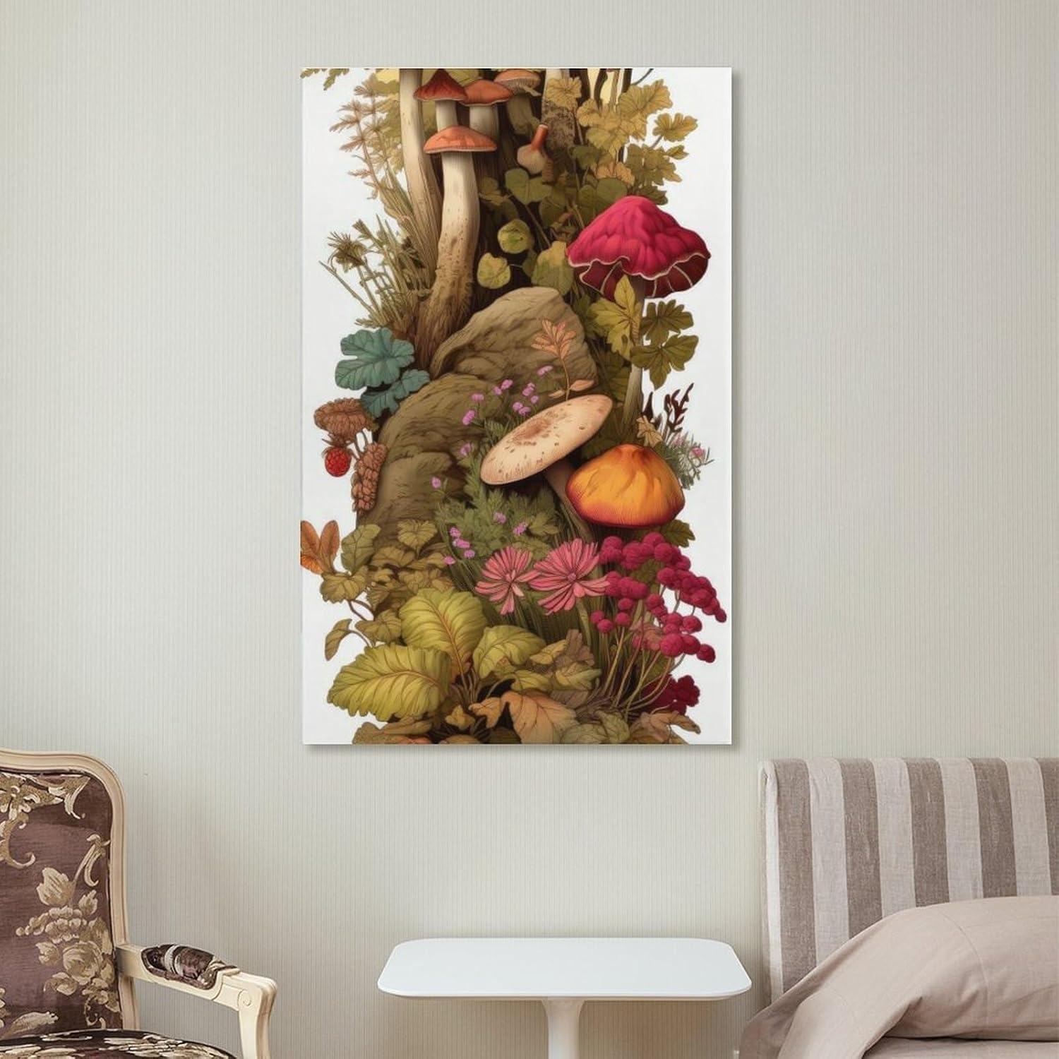 718ReIEUL._AC_SL1500_.jpg Mushroom Bookmarks Canvas Painting Poster Wall Art Decorative Picture Prints Modern Decor Framed-unframed 16x24inch(40x60cm) - Image 7