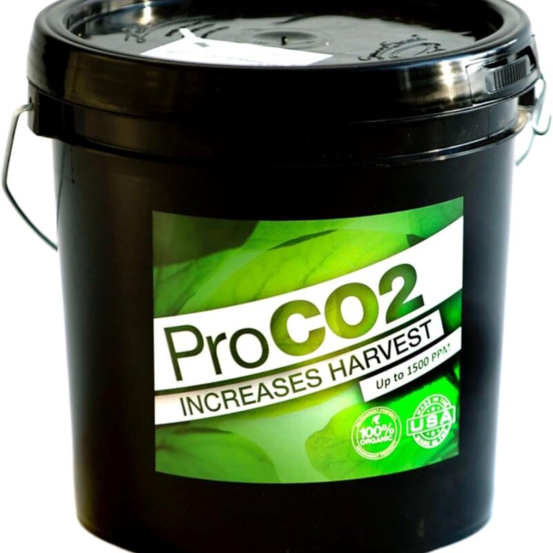 CO2 Boost for Indoor Grow Tent - Ready to Use - Natural Carbon Dioxide CO2 Boost for Indoor Grow Rooms - One XL CO2 Bucket Covers up to an 4'x4’ Area - Pro CO2 XL Bucket