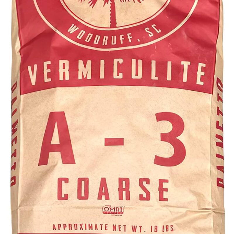 Palmetto A3 Coarse Vermiculite Potting Soil Mix for Planting, 4 Cu Ft, 18 Lbs