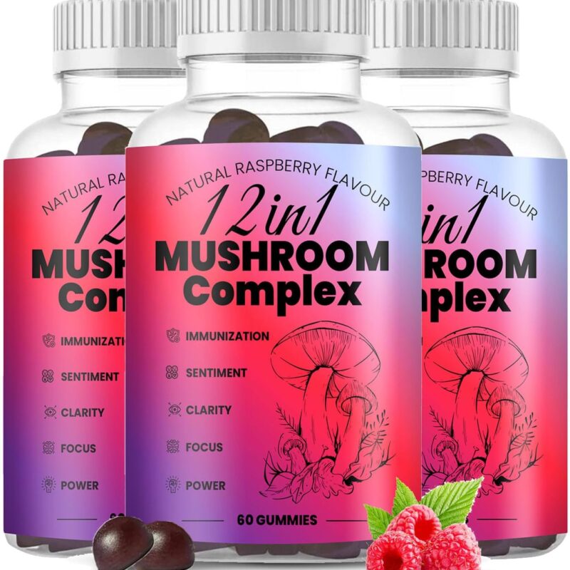 71TKOePSq9L._AC_SL1500_.jpg Sky Nutrition Mushroom Gummies, Magic Mushroom Gummies for Adults,12 in 1 Mushrooms Complex Support Cognitive Function, Immune Health & Energy