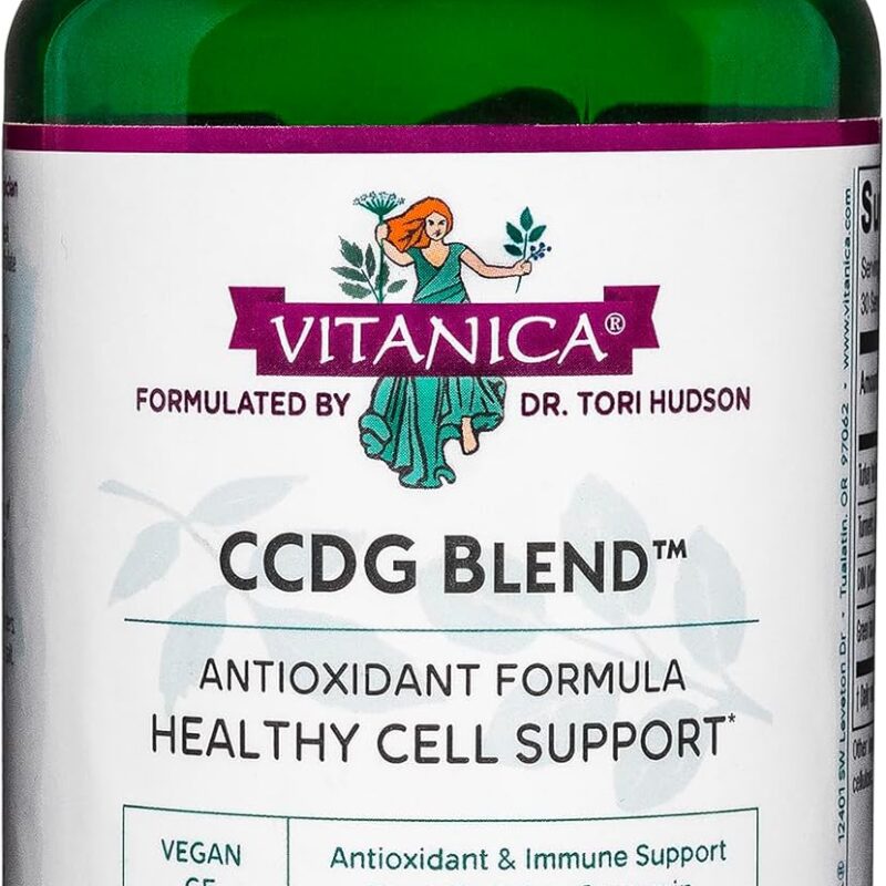Vitanica CCDG Blend - Immune Support Supplement - DIM Supplement with Turkey Tail Mushroom, Turmeric & Green Tea - Vegan Supplement for Immune Support - Lady - 90 Capsules