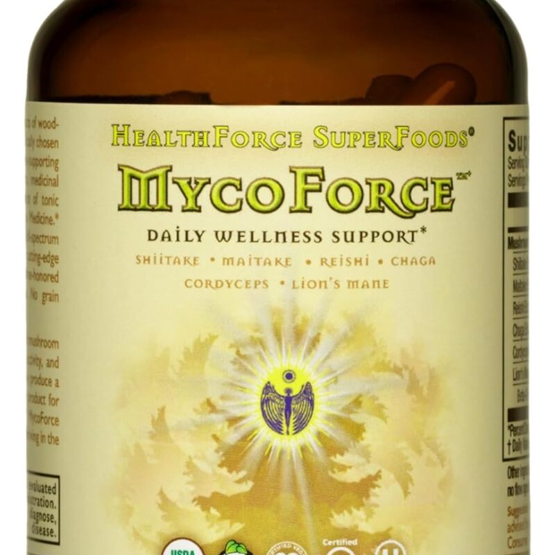 HealthForce SuperFoods MycoForce - Capsules - 120 Vegan Capsules