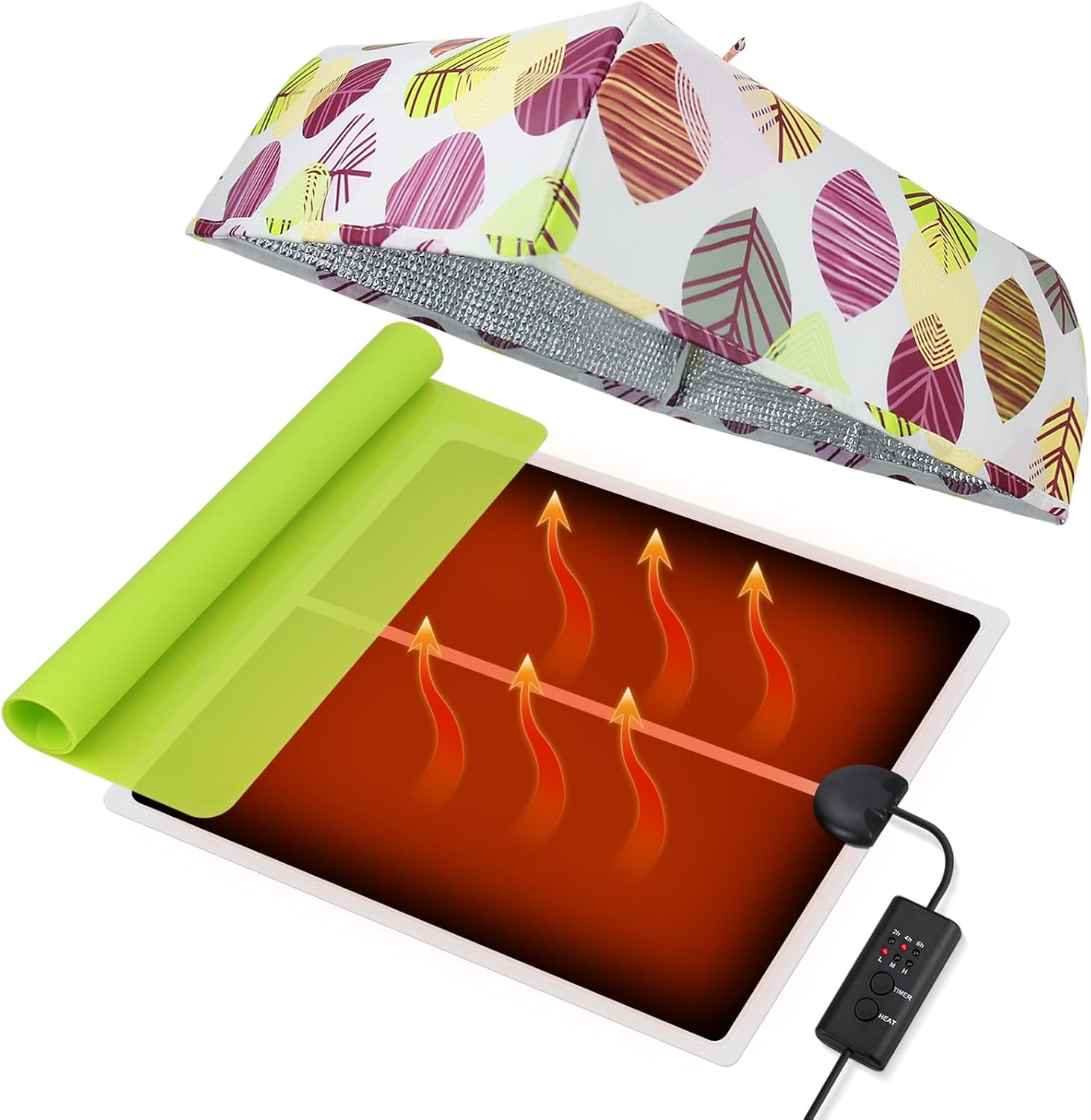 71WW22nZJoL._AC_SL1500_.jpg Epoxy Resin Heating Mat with Cover and Timer, Curing Machine, Quick Dry Tool Set Kit, Heater Coaster for Silicone Molds