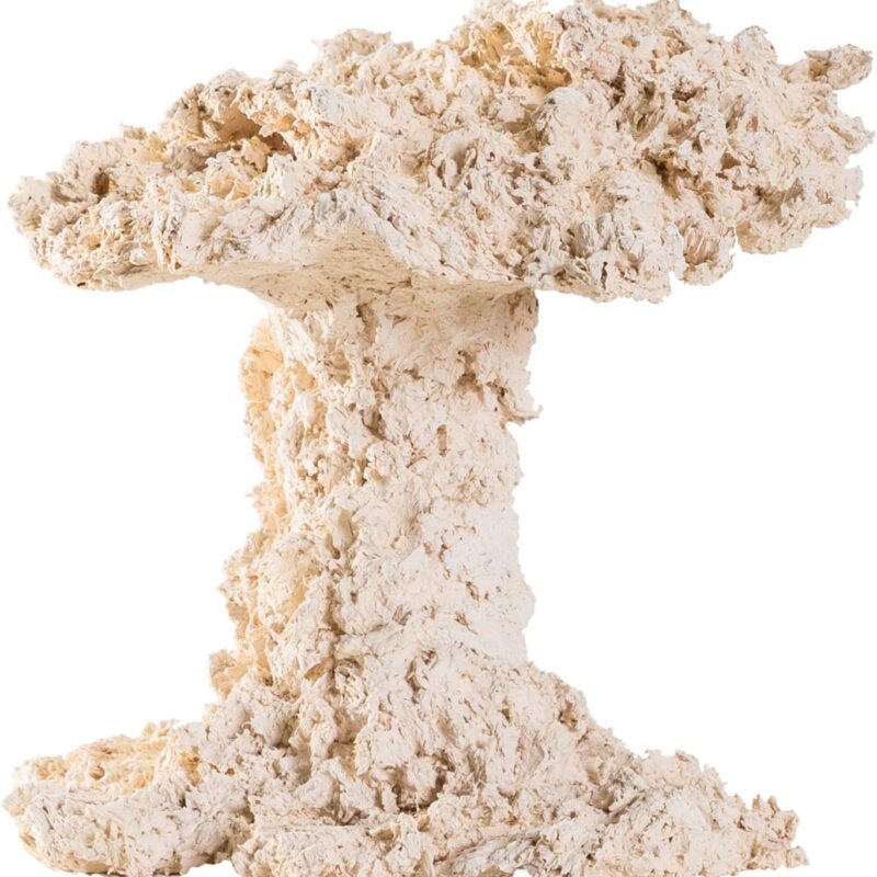 Arka reef ceramic reef mushroom - made from 100% natural raw materials, non-toxic, very high porosity, made in Germany, (20 cm)