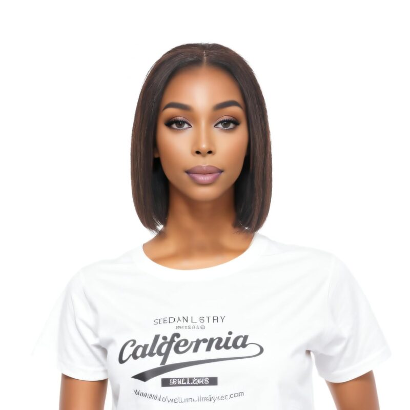 8 Inch Real 100% Human Hair Bob Wigs HD 13×4 Front Lace Wig for Women Professional Diverse Styles