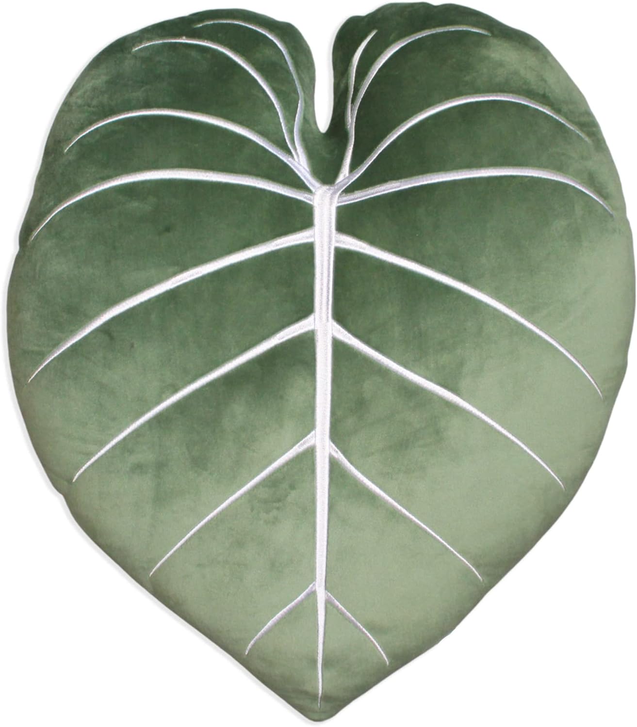71mbibfz9QL._AC_SL1500_.jpg Philodendron Gloriosum Moody Green Leaf Throw Pillow, Decorative, Bed, Flower, Succulent Pillow Great for Plant Lovers, Green Thumb Friends and Family, Accent Decor Leaf Pillow