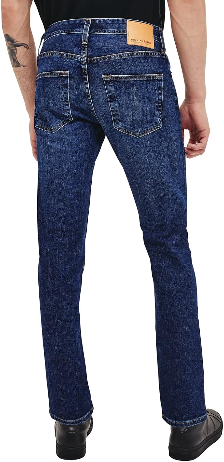 71rFER0nLDL._AC_SL1500_.jpg Big Star Mens Slim Fit Jeans in Blue B-Type I Waist Size 34 - Image 6