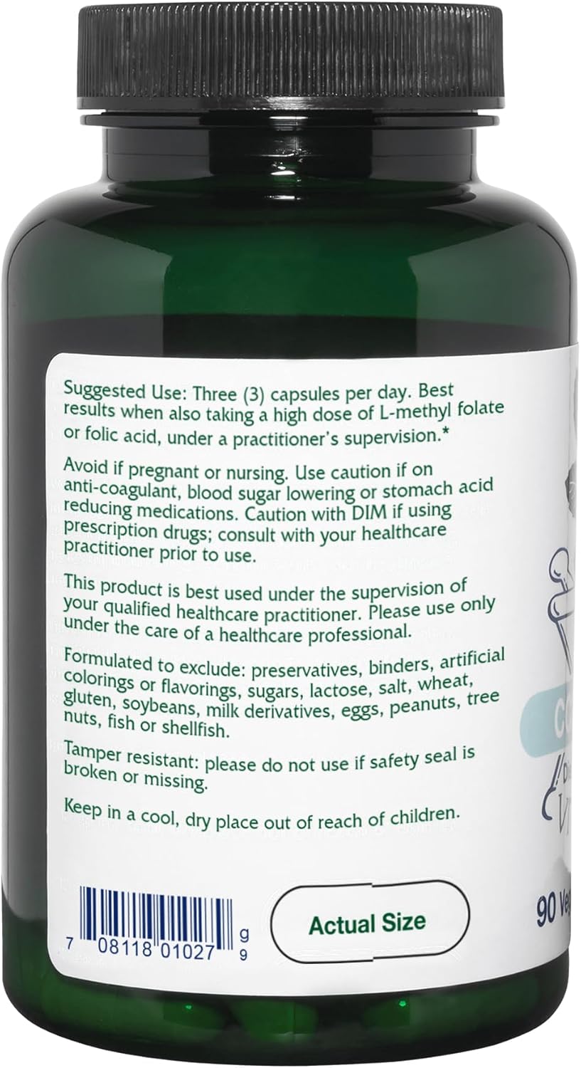 71rG4V9M8zL._AC_SL1500_.jpg Vitanica CCDG Blend, Immune Support, DIM Supplement 200mg, Turkey Tail Mushroom, Turmeric, Green Tea, Vegan, 90 Capsules - Image 3
