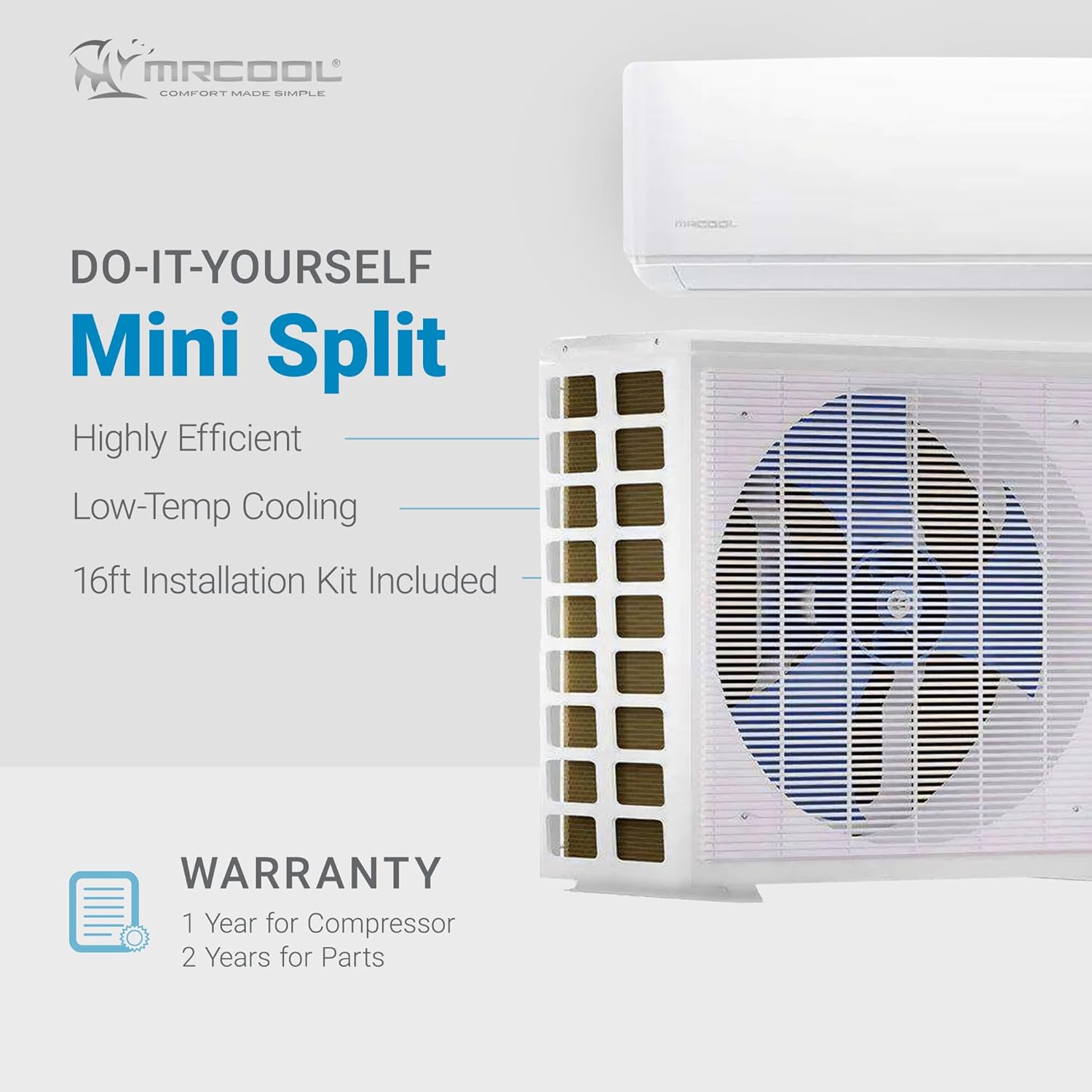 71se1lXneOL._AC_SL1500_.jpg Mrcool DIY 12K BTU 4th Gen Energy Star Ductless Mini-Split Air Conditioner - Image 2
