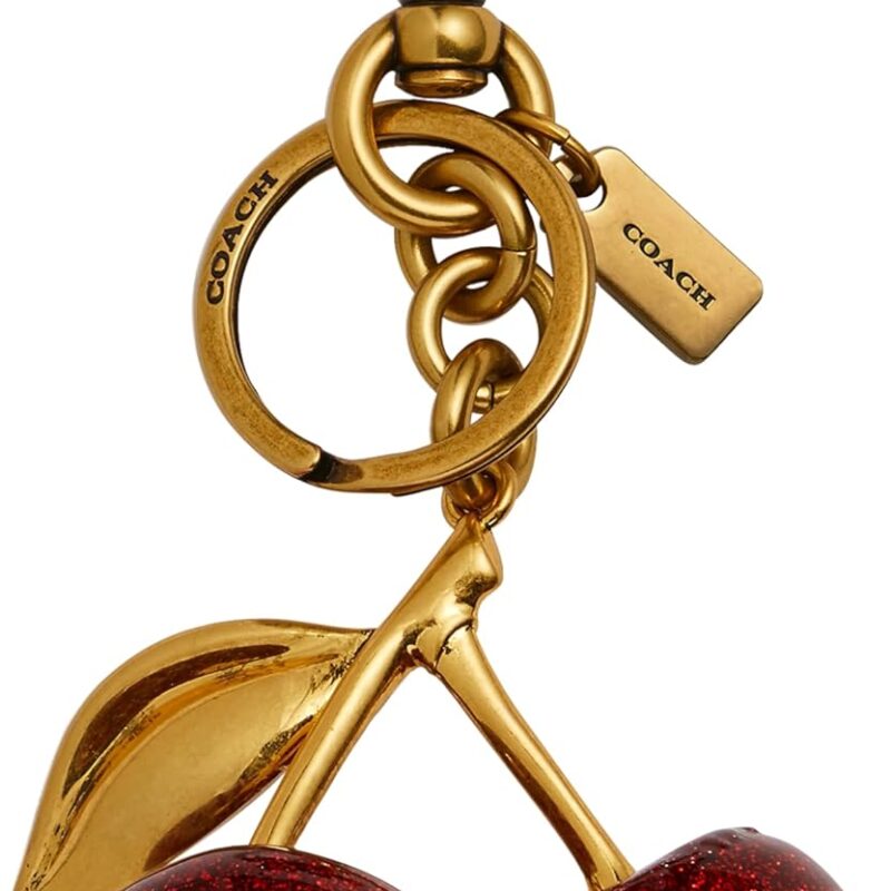 Coach Women's Resin Cherry Bag Charm