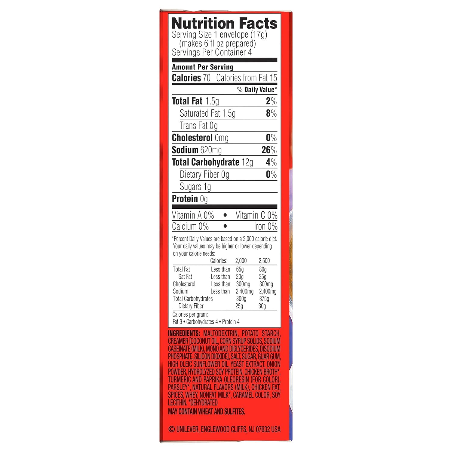 8145Xm1uZNL._SL1500_.jpg SOUP SECRETS Lipton Cup-a-Soup Instant Soup For a Warm Cup of Soup Cream of Chicken Only 70 Calories Per Serving, 4 Count (12 Pack) - Image 4
