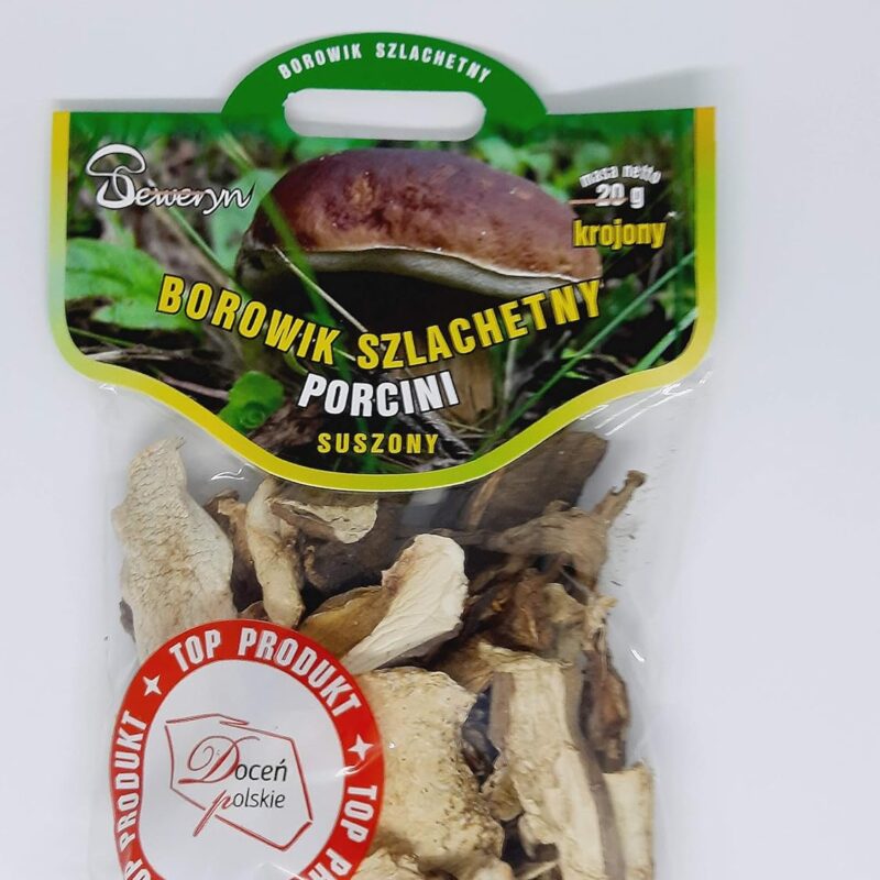 Seweryn Dried Porcini Mushrooms Polish Borowik Shlachetny Sliced 20 gr / 0.7 oz (10 Pack)