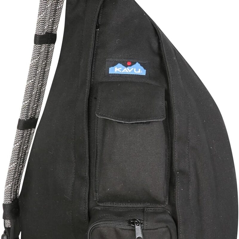 KAVU Original Rope Bag Sling Pack with Adjustable Rope Shoulder Strap