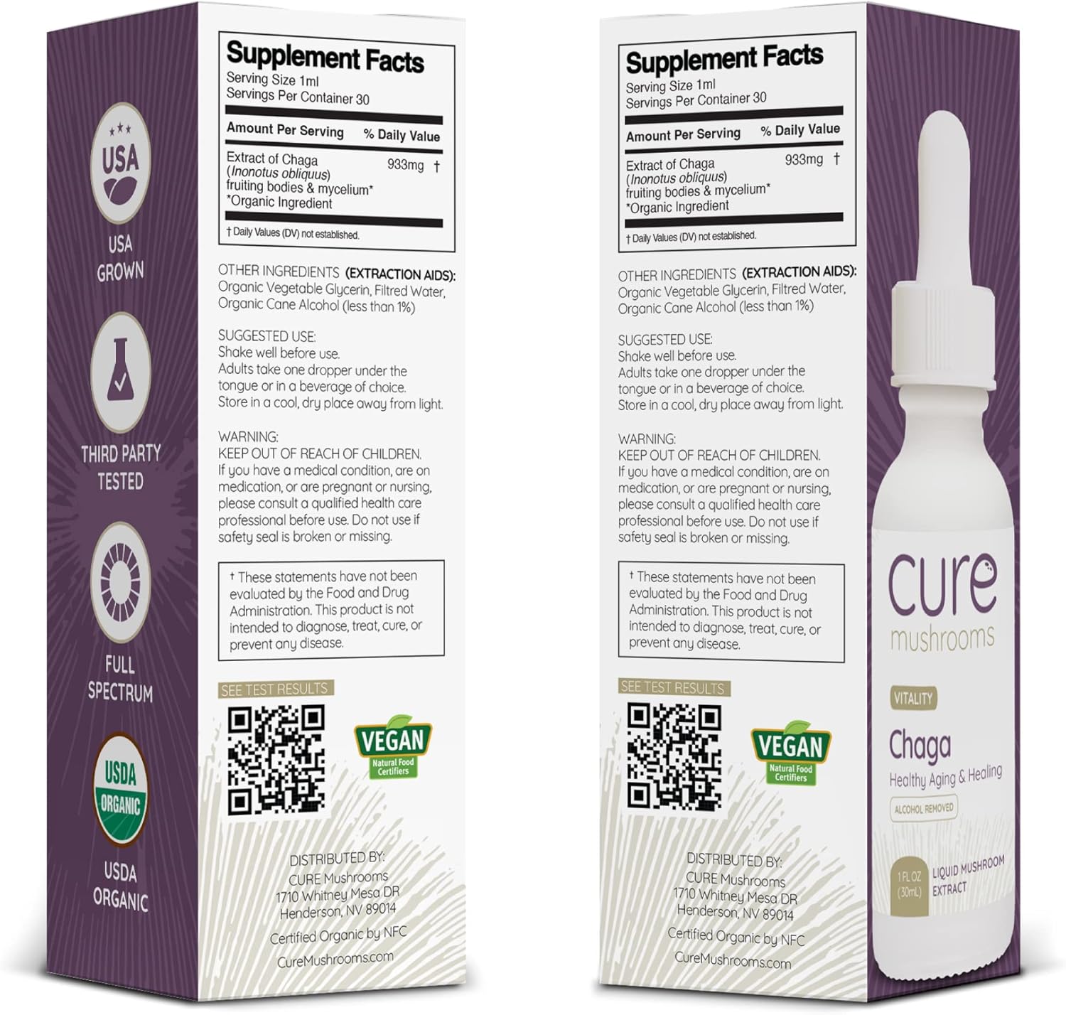 81SLWmaO-JL._AC_SL1500_.jpg The Beauty Pack - Tinctures - Chaga & Red Reishi Organic Supplement Drops - Image 2