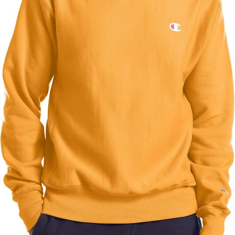 Champion Men's Crewneck Sweatshirt, Reverse Weave, Heavyweight Fleece Sweatshirt For Men