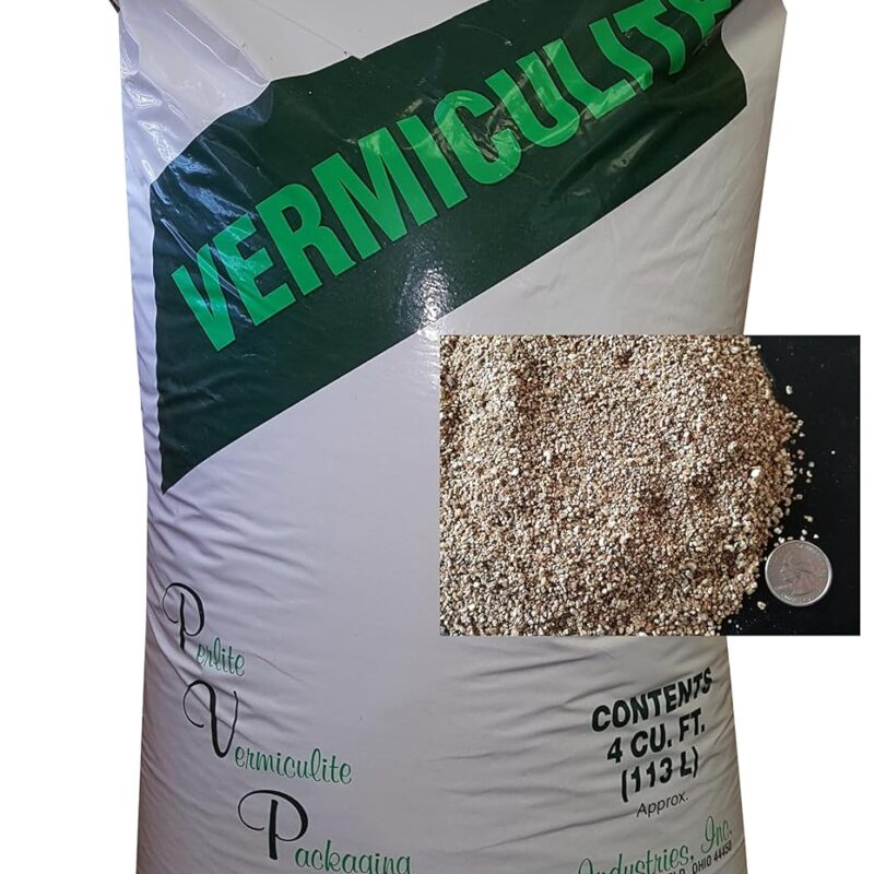 PVP Medium Vermiculite – Professional Grade – Excellent Soil Conditioner - Medium Granule – 103 Quarts - 4 Cubic Foot
