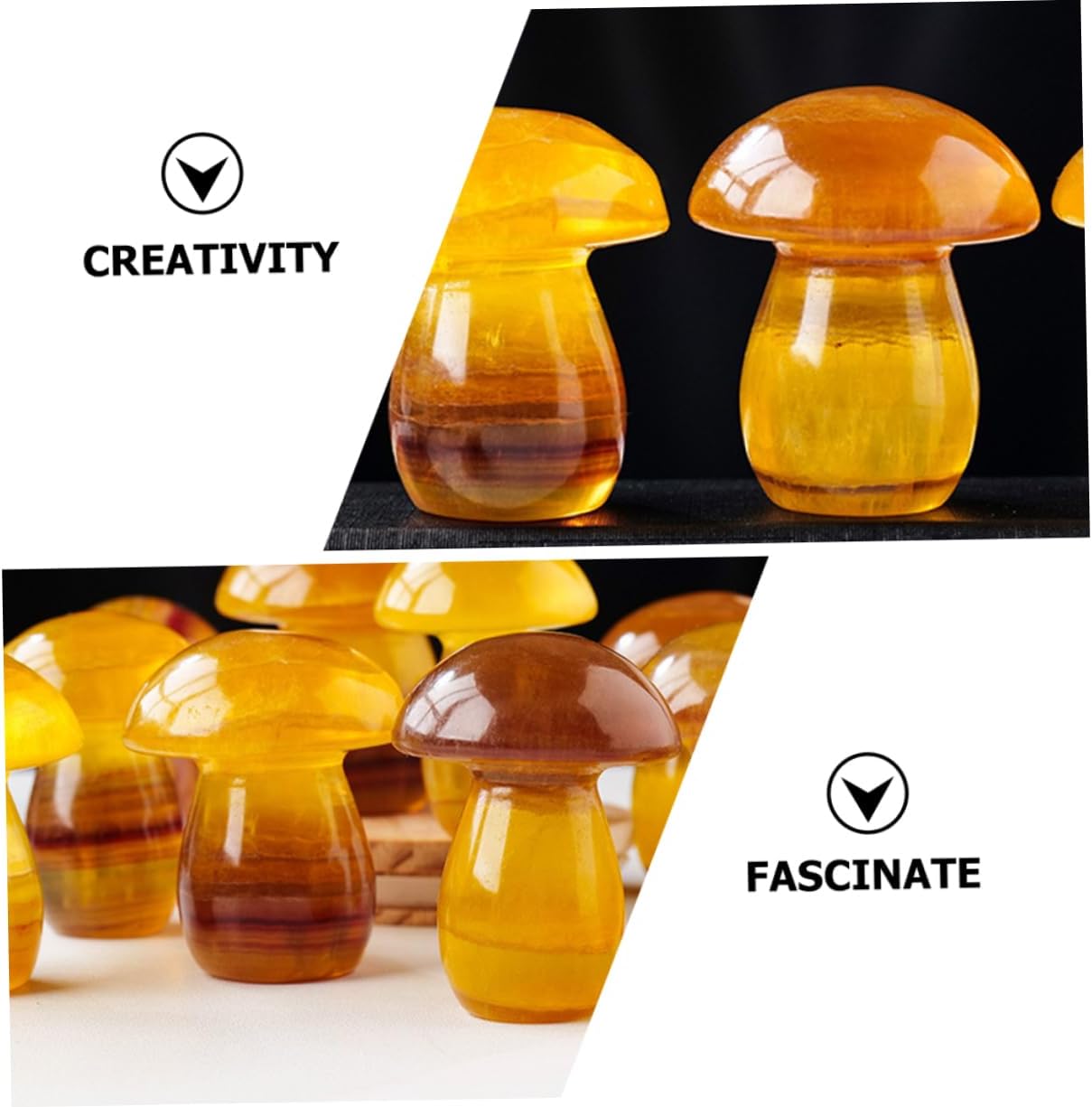 1747646053_61FxJ5AlHVL._AC_SL1225_.jpg 3pcs Crystal Stone Mushroom Pot Mushroom Decor Tub Mushroom Tabletop Decor Mushroom Figurines Tiny Gemstone Mushrooms Potted Plant Pot Plant Mushroom Adornment Stone Decor(3) - Image 4