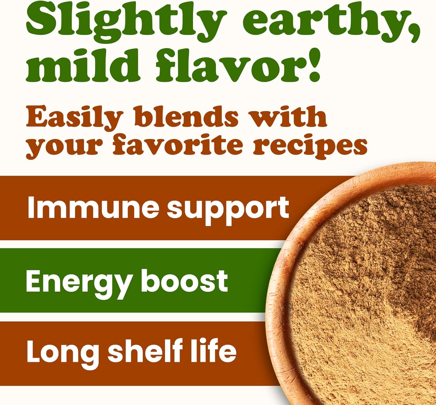 1748747742_81i5j7BLc8L._AC_SL1500_.jpg Food to Live Organic Cordyceps Mushroom Powder, 16 Pounds - Boost Energy, Immunity and Endurance, 100% Pure, Vegan, Non-GMO, Natural Superfood, Kosher, Bulk - Image 5