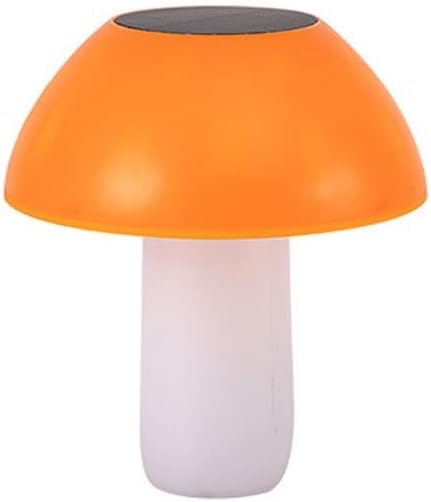 Small Mushroom Shape Solar Outdoor Post Lantern, Intelligent Light Control, Waterproof Pillar Light, Creative Design Home Courtyard Column Lights, Acrylic Material Doorpost Lights
