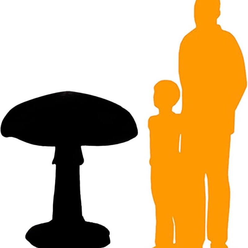 LM Treasures Large Green Mushroom Over Sized Statue Fairytale Garden Display Prop Decor