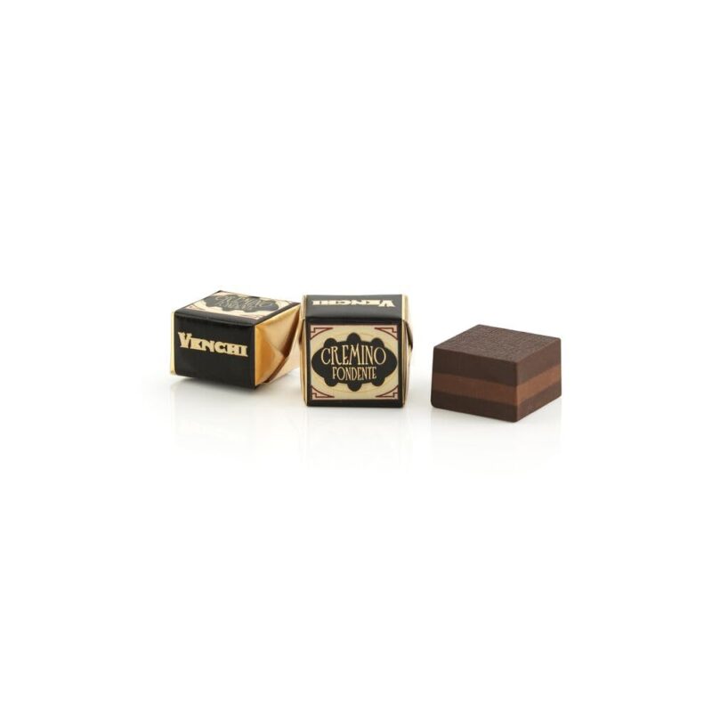 Venchi - Extra Dark Cremino Chocolates, Extra Dark Chocolate and Gianduja Flavor, Chocolate Candy Bulk, Vegan, Gluten Free, 2.2 lb Bag