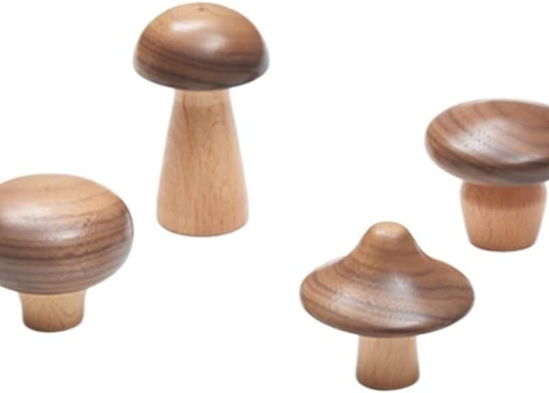 Coat Hooks Wall Mount Mushroom Wall Hanging Coat Hook Towel Hook Hanging Cloth Towel Shower Hat Holder Key Kitchen Bathroom Upholstery Hook 4 Pieces Modern Coat Hooks Wall Mounted