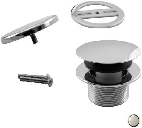 Round Mushroom Tip Toe Trim Set - Polished Nickel