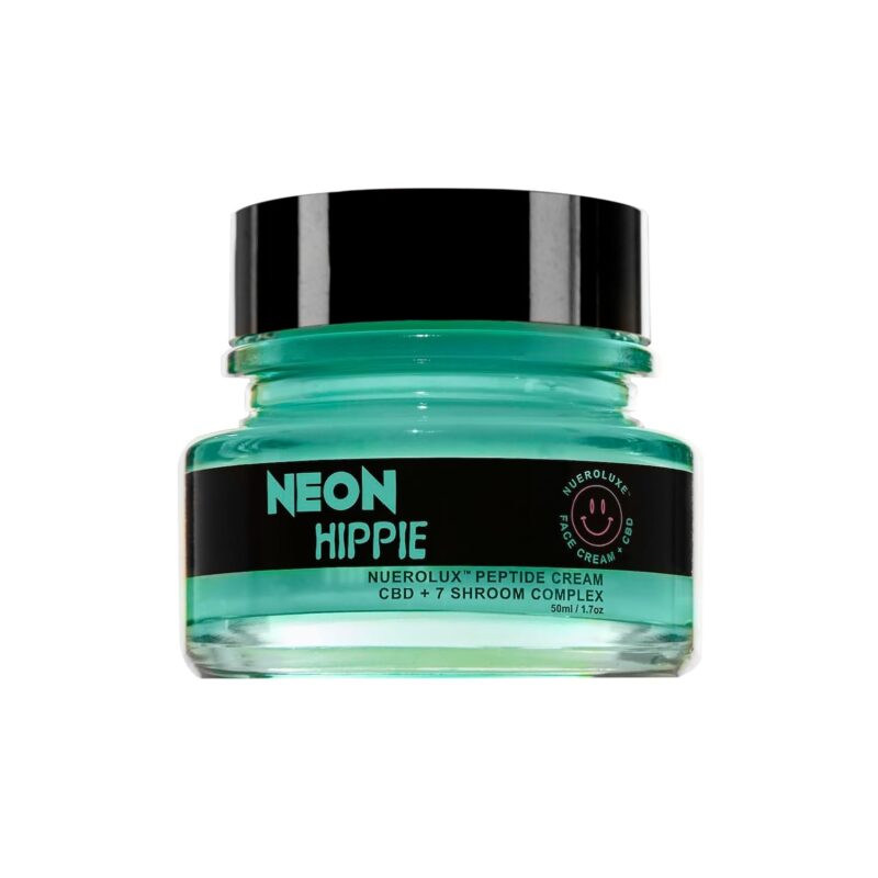 Neurolux 3X peptide face cream with 7 mushroom complex hydrates plumps moisturizes