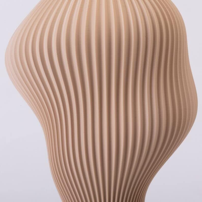 Mushroom Lamp - Retro Table Lamp | Art Deco Lamp | 3D Printed Shade Ceramic Base | Mushroom Lamp Shade | 5W LED BulbHL (Pink,UE)(Pink,UE)