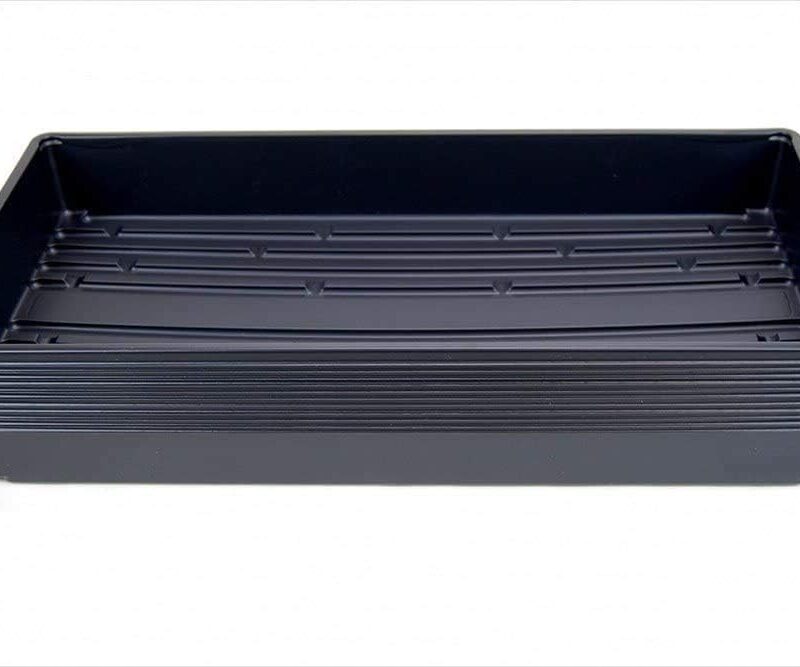 Living Whole Foods 50 Plant Growing Trays (No Drain Holes) - 20inches x 10inches - Perfect Garden Seed Starter Grow Trays: for Seedlings, Indoor Gardening, Growing Microgreens, Wheatgrass & More -