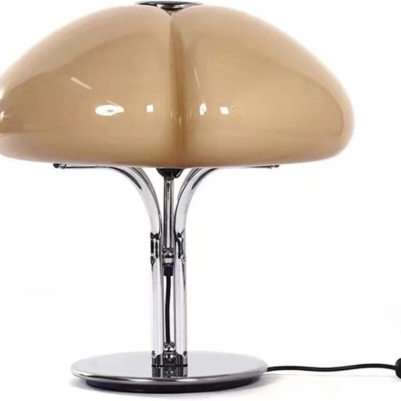 Table Lamps，Mushroom Table Lamp,Post-Modern Creative Glass Table lamp, Home Decoration, Modern Simple Ornaments Decorative lamp，for Bedroom Bedside Decoration Study Room Table lamp