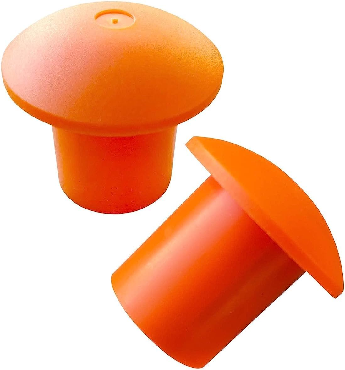 51Tsna6gvmL._AC_SL1500_.jpg Sandbaggy Orange Rebar Mushroom Safety Caps | Fits Rebar Sizes #3 - #8 | Fits T-Posts (up to 1 lb/ft), U Posts| Reusable Multiple Times | Not OSHA Approved (250)