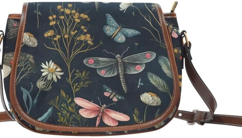 Witchy Satchel Purse, Goblincore Mushroom Handbag, Fairycore, Witchcore, Pagan Accessories,Celestial, Forestcore,Cottagecore