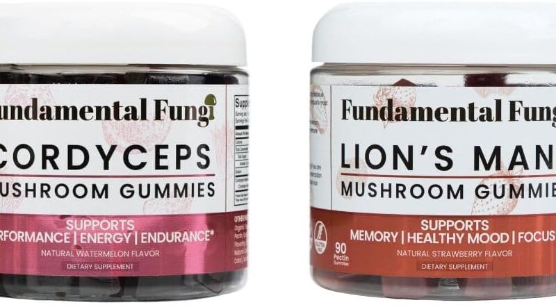 Mushroom Gummy Bundle | 180 Servings | Lion's Mane Gummies for Adults | Mushroom Gummies for Adults to Support Brain Health | Cordyceps Gummies to Support Energy Levels