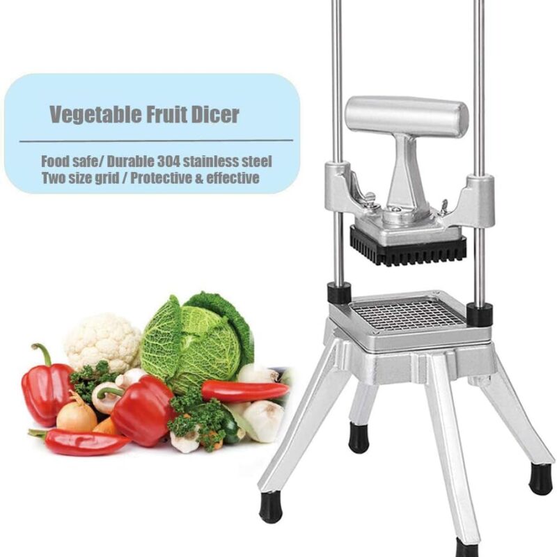 3/8" Blade Commercial Vegetable Fruit Dicer Onion Potato Tomato Slicer Chopper Peppers,Potatoes,Mushrooms Restaurant Quick Slicer Machine