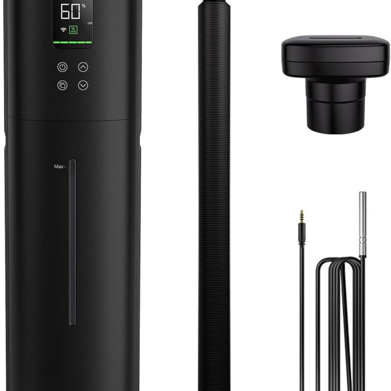 VIVOSUN AeroStream H09 Intelligent Wi-Fi Humidifier, 2.38 Gal / 9 L Humidifier with Temp & Humidity Probe, Smart Remote Control, Designed for Growers