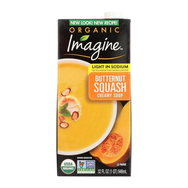 Imagine Foods Organic Creamy Butternut Squash Soup, 32 Ounce - 12 per case.
