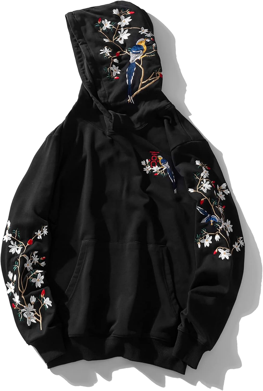 61GYa59EsxL._AC_SL1500_.jpg Niepce Inc Streetwear Men's Dragon Embroidered Heavyweight Graphic Hoodies