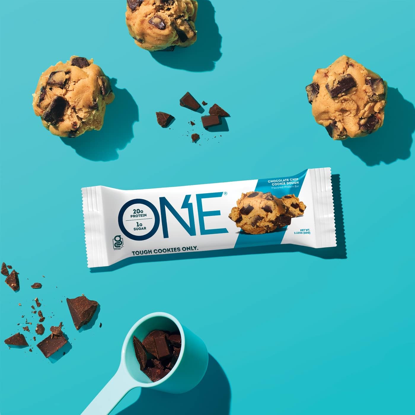 61MgmEJyhHL._AC_SL1400_.jpg ONE Protein Bars, Chocolate Chip Cookie Dough, Gluten Free Protein Bars with 20g Protein & Protein Bars, Smores, Gluten Free Protein Bars with 20g Protein and only 1g Sugar - Image 3