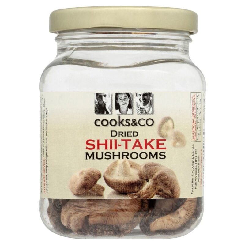 Cooks & Co Dried Shiitake Mushrooms (30g) - Pack of 6