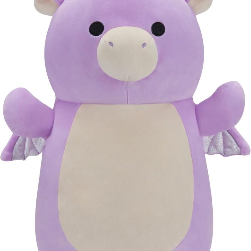 Squishmallows HugMees Original 26-Inch Dina Purple Dragon - Large Ultrasoft Official Jazwares Plush