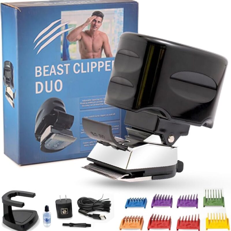 Skull Shaver Beast Clipper Duo : Ultimate Home Haircut & Grooming Kit for Men/Women - DIY Haircut,Hair Clippers, Self Haircut Tool.