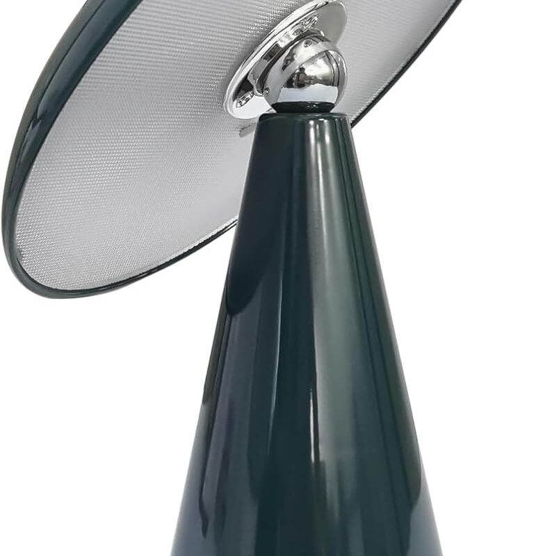 Mushroom Table Lamp for for Room Aesthetic Modern Lighting for Bedroom,Living Room Decor,3 Way Dimmable Touch Lamp USB C Charging Ports,Simple Design Holiday Gifts (Mazu Green)