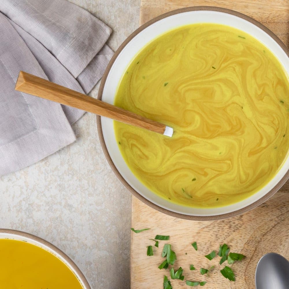 61k13ae5mKL._SL1000_.jpg Kroma Vegetable Broth, Gluten Free, Vegan Food, Veggie Powder Mix with Red Miso, Veggies, Herbs, Plant Protein & other Organic Ingredients, Supports Gut Health, Immunity & Energy, 12 Servings - Image 2