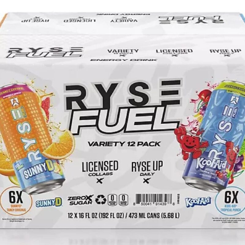 RYSE Fuel Energy Drink Variety Pack (16 fl. oz., 12 pk.)